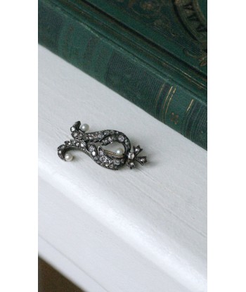 Broche ancienne diamants et perles Vous souhaitez 