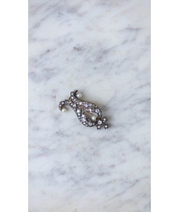 Broche ancienne diamants et perles Vous souhaitez 