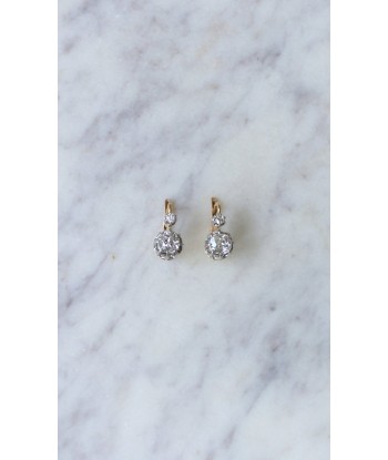 Boucles d'oreilles dormeuses anciennes diamants 1,10 Ct sélection de produits