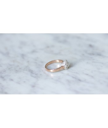 Bague marguerite diamants sur or rose online