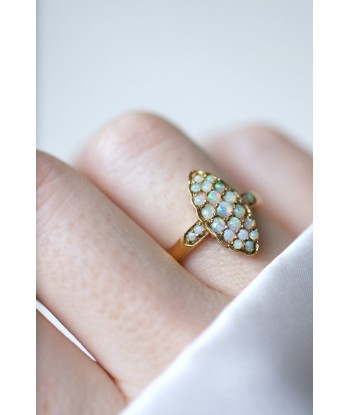 Bague marquise opales sur or de la marque