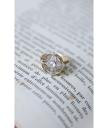 Bague cible diamant Belle Epoque les ctes