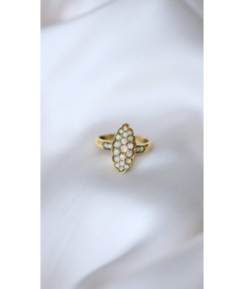 Bague marquise opales sur or de la marque