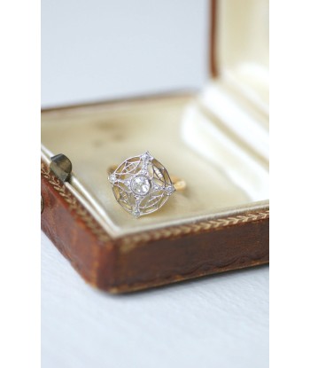 Bague cible diamant Belle Epoque les ctes