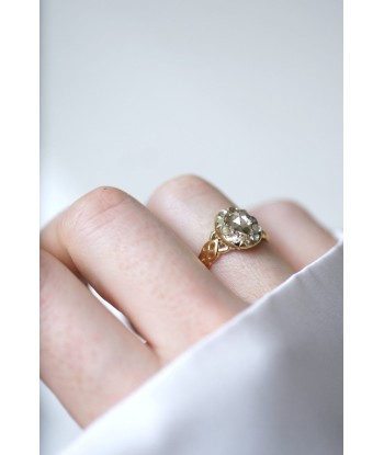 Bague marguerite diamant rose couronnée online