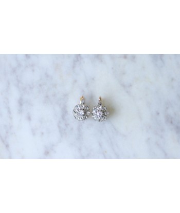 Boucles d'oreilles Dormeuses marguerite diamants vente chaude votre 