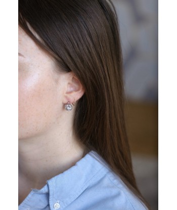 Boucles d'oreilles Dormeuses marguerite diamants vente chaude votre 