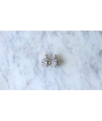 Boucles d'oreilles Dormeuses marguerite diamants vente chaude votre 