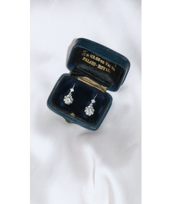 Dormeuses diamants 0.55 Carat, or blanc destockage