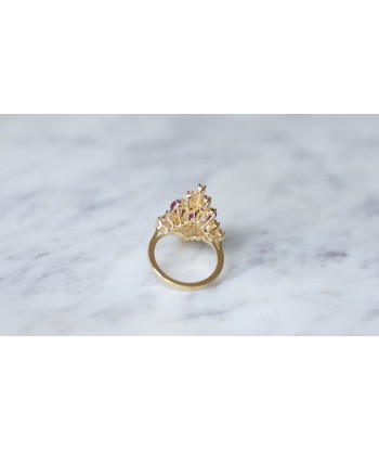 Bague fil marquise rubis et diamants l'évolution des habitudes 