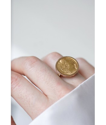 Bague pièce 10 Francs Cérès en or le des métaux précieux