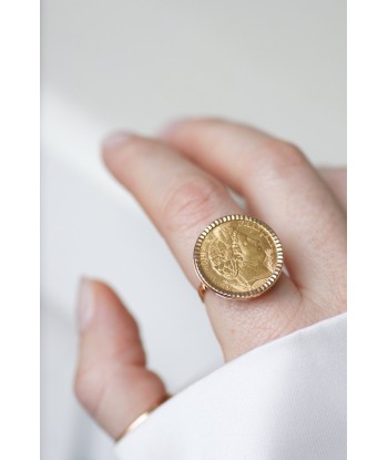 Bague pièce 10 Francs Cérès en or le des métaux précieux