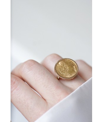 Bague pièce 10 Francs Cérès en or le des métaux précieux