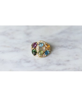 Bague Bvlgari Astrale or jaune, pierres fines et diamants offre 