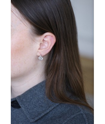 Boucles d'Oreilles Marguerite Diamants 1.40 Cts commande en ligne