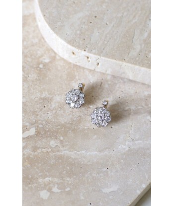 Boucles d'Oreilles Marguerite Diamants 1.40 Cts commande en ligne