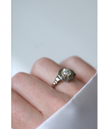 Bague Solitaire Diamant 0.90 Ct Art Deco meilleur choix