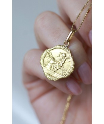 Médaille d'Amour Ange Augis Or Jaune de pas cher