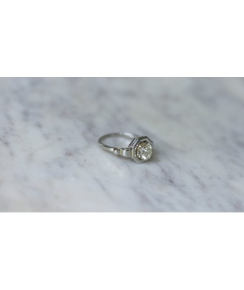 Bague Solitaire Diamant 0.90 Ct Art Deco meilleur choix