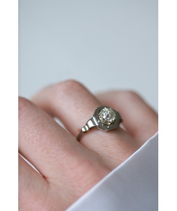 Bague Solitaire Diamant 0.90 Ct Art Deco meilleur choix