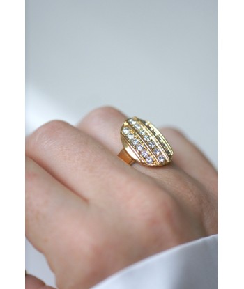 Bague Plaque Diamants Or Jaune Toutes les collections ici