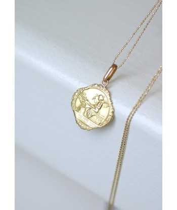 Médaille d'Amour Ange Augis Or Jaune de pas cher