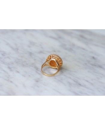 Bague Augis Vintage Or Jaune et Diamant T51 50% de réduction en Octobre 2024