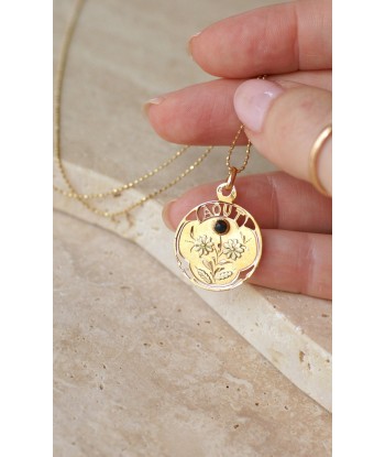 Médaille Pendentif Août Or Jaune le concept de la Pate a emporter 