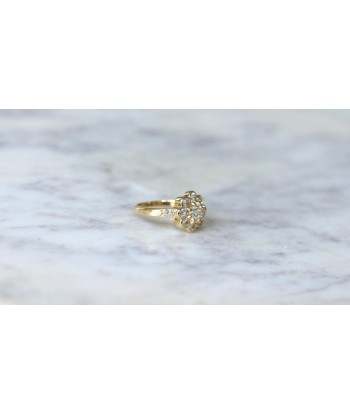 Bague Marguerite Diamants 1.80 Cts Or jaune prix pour 