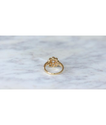 Bague Marguerite Diamants 1.80 Cts Or jaune prix pour 