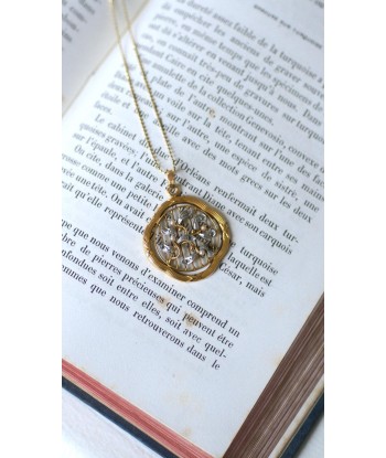 Pendentif Art Nouveau Gui Or jaune Perles et Diamants 2 - 3 jours ouvrés.