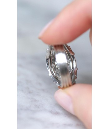 Bague Mauboussin Diamant Coussin 1.57 Cts sur Platine chez Cornerstreet bien 