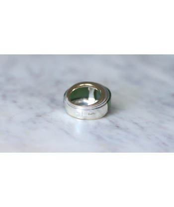 Bague Puiforcat par André Vassort Jade sur Or et Argent Véritable concentré