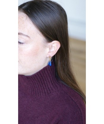 Boucles d'Oreilles Goutte Lapis Lazuli sur Or Jaune ouvre sa boutique