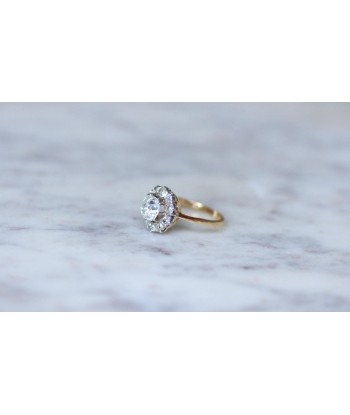 Bague Marguerite Diamants Coussin 1.68 Cts outlet