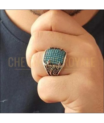 Chevalière pour homme en argent la puissance du scorpion votre