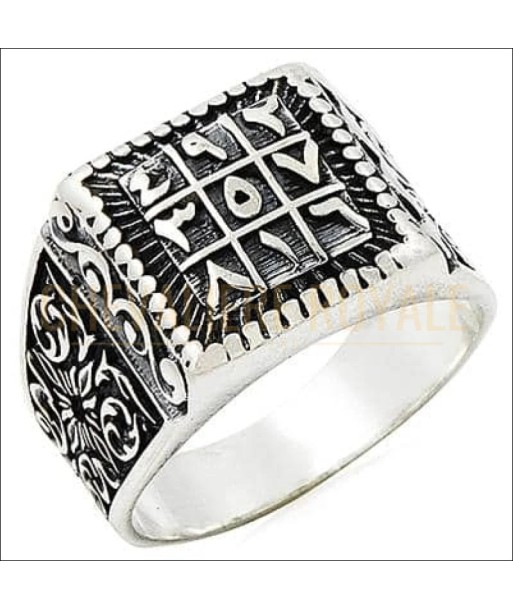 Bague en Argent pour Homme : Chiffres Arabes l'évolution des habitudes 