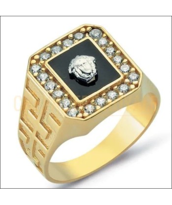 Chevalière homme or 14K forme carré pierre onyx noir et diamants Comment ça marche