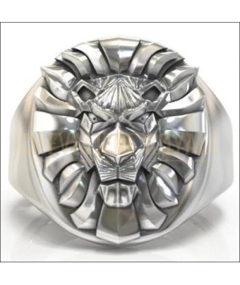 Chevalière homme argent tête de lion la chaleur féroce du soleil Découvrez la collection