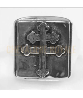 Chevalière homme argent croix de Lorraine légion étrangère la colonne vertébrale