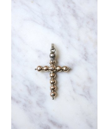 Croix ancienne en argent, vermeil, et strass, XVIIIe Siècle en ligne des produits 