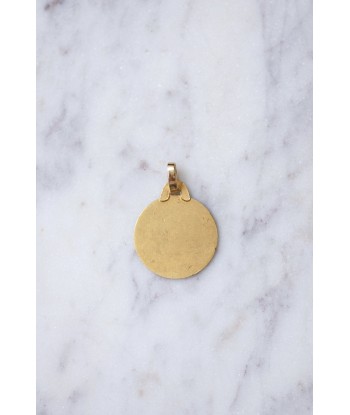 Médaille de baptême vintage Ange Penseur en or jaune 18Kt prix