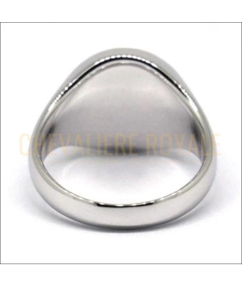 Chevalière personnalisable en argent sterling forme ronde solde