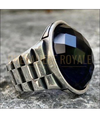 Chevalière homme argent ornée d'une pierre zircon 11 gr shop