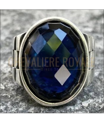 Chevalière homme argent ornée d'une pierre zircon 11 gr shop