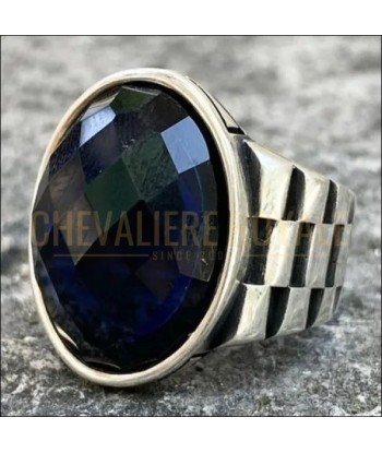 Chevalière homme argent ornée d'une pierre zircon 11 gr shop