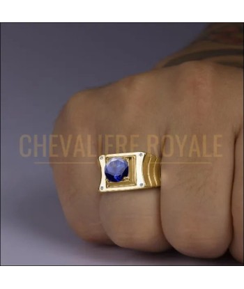 Chevalière homme or 10-14-18 carats moderne et polyvalente des créatures d'habitude