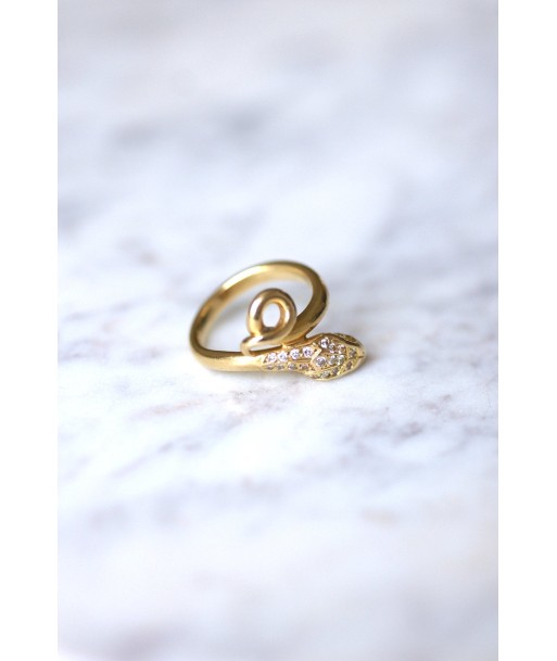 Bague serpent enroulé vintage en or jaune et diamants prix pour 