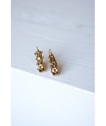 Boucles d'oreilles anciennes dormeuses brisures en or et perles l'achat 