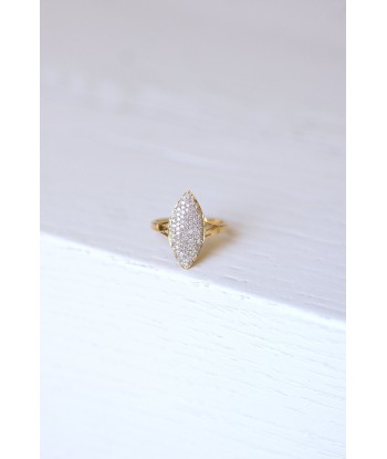 Bague Marquise vintage diamants sur or jaune Le MVP de beaucoup